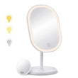Makeup mirror with LED light